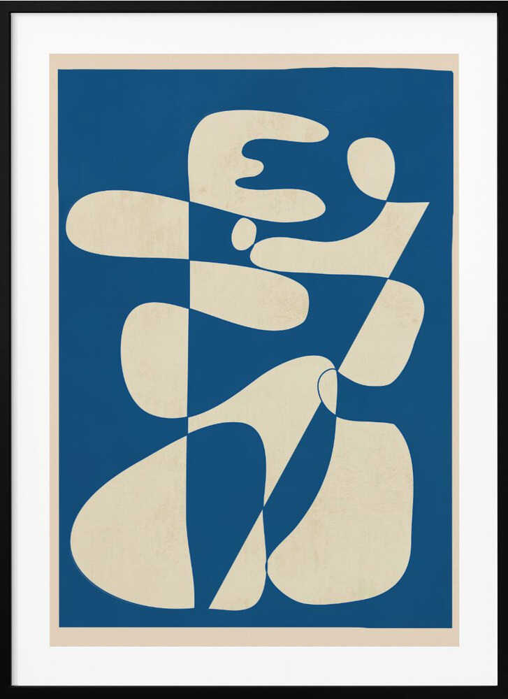 "Abstract Forms" Minimalist Metal Wall Art