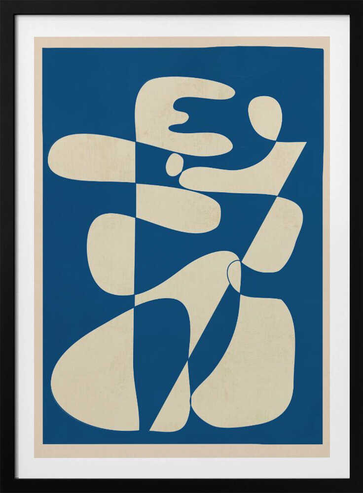 "Abstract Forms" Minimalist Metal Wall Art