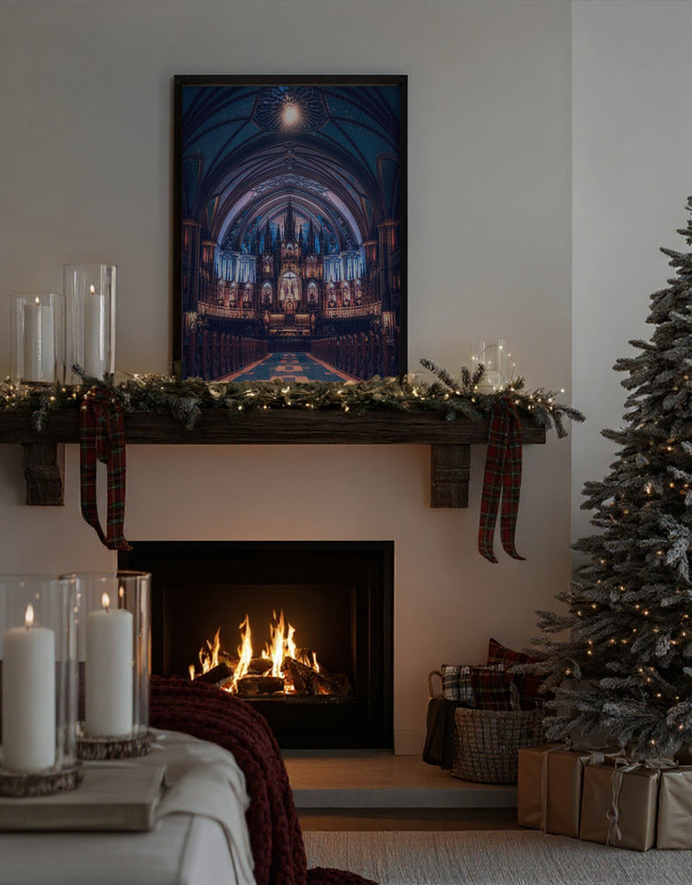 “Sacred Light Sanctuary” Christain Metal Wall Art
