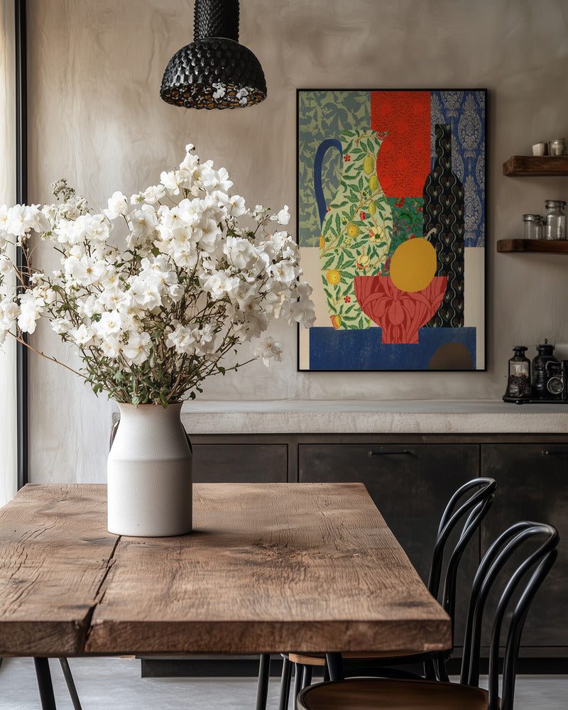 Harmony of Patterns Minimalist Metal Wall Art