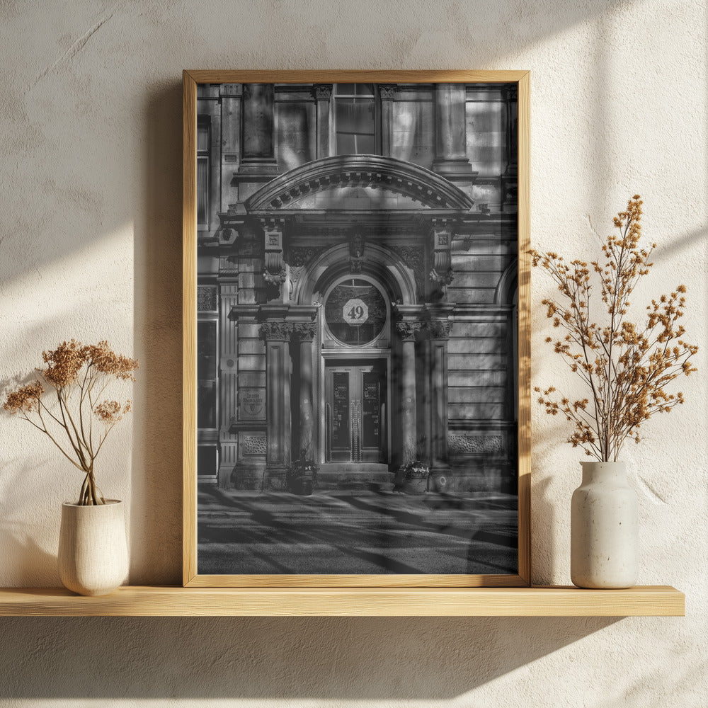 Midnight City Entrance Metal Wall Art