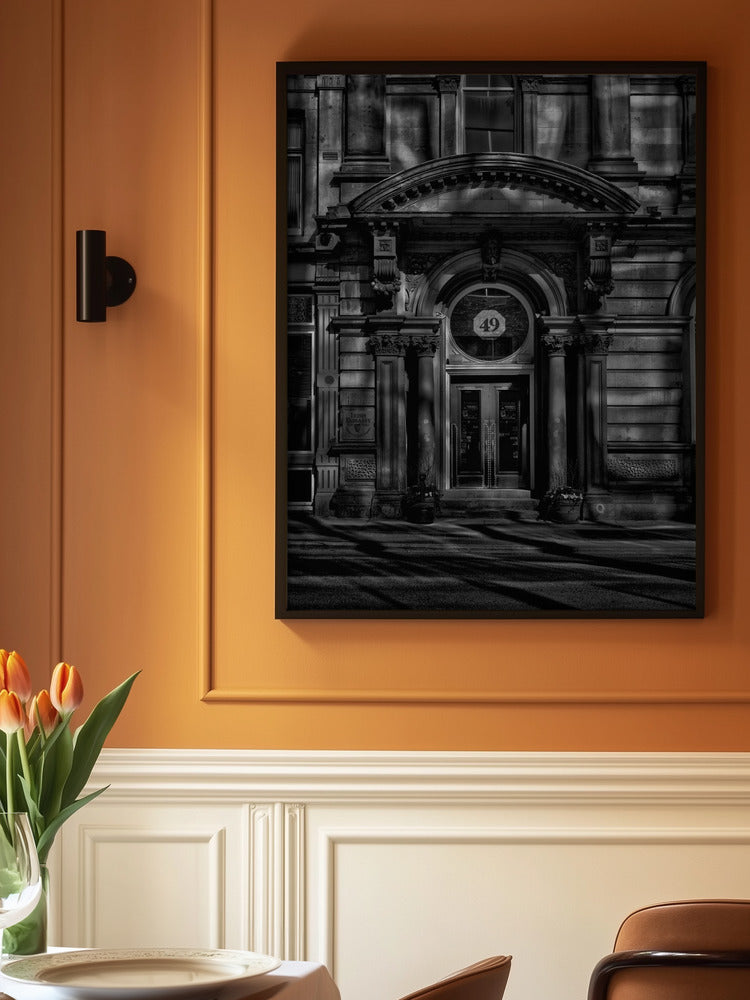 Midnight City Entrance Metal Wall Art