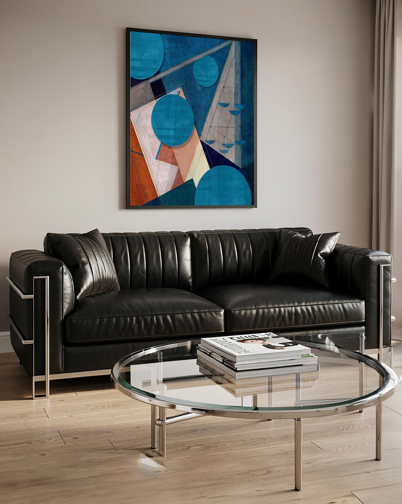 Geometric Orbit Minimalist Metal Wall Art