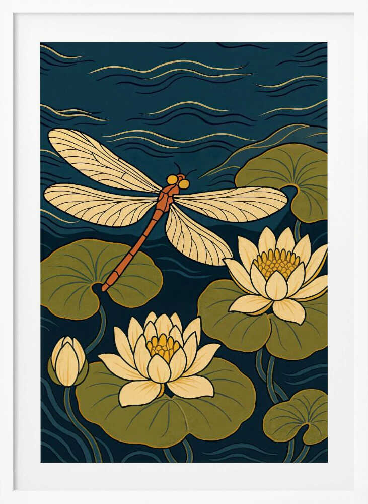 "Dragonfly Serenity: Abstract Metal Wall Art"
