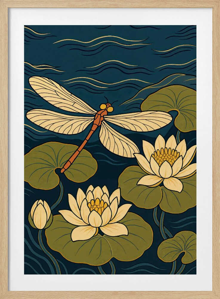 "Dragonfly Serenity: Abstract Metal Wall Art"
