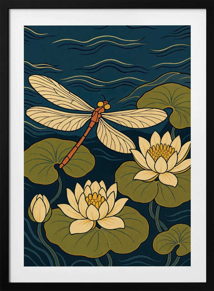 "Dragonfly Serenity: Abstract Metal Wall Art"