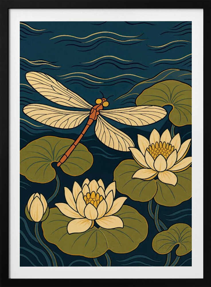"Dragonfly Serenity: Abstract Metal Wall Art"