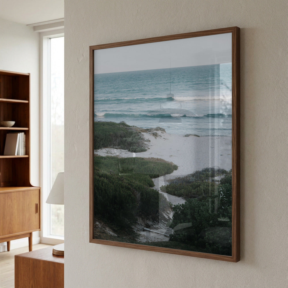 “Serenity Shoreline Escape” Beach Metal Wall Art