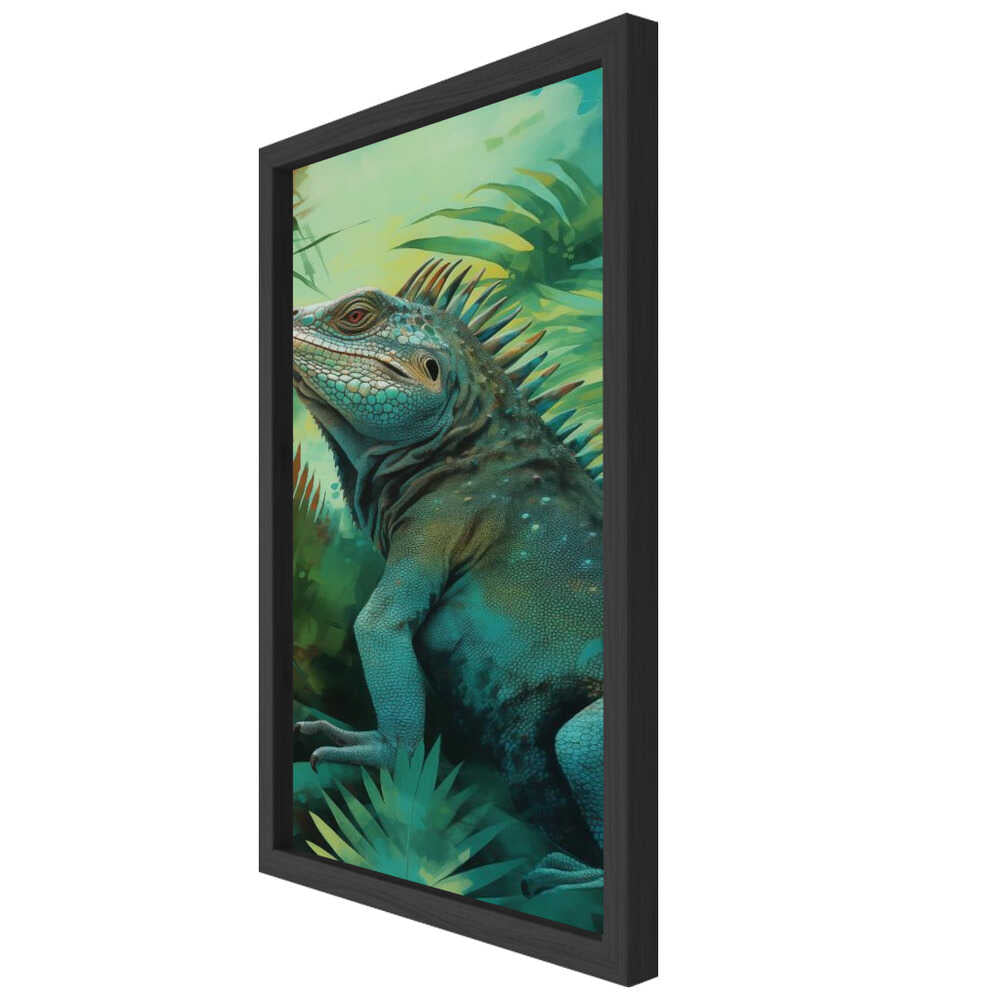 Emerald Stillness – Botanical Metal Wall Art
