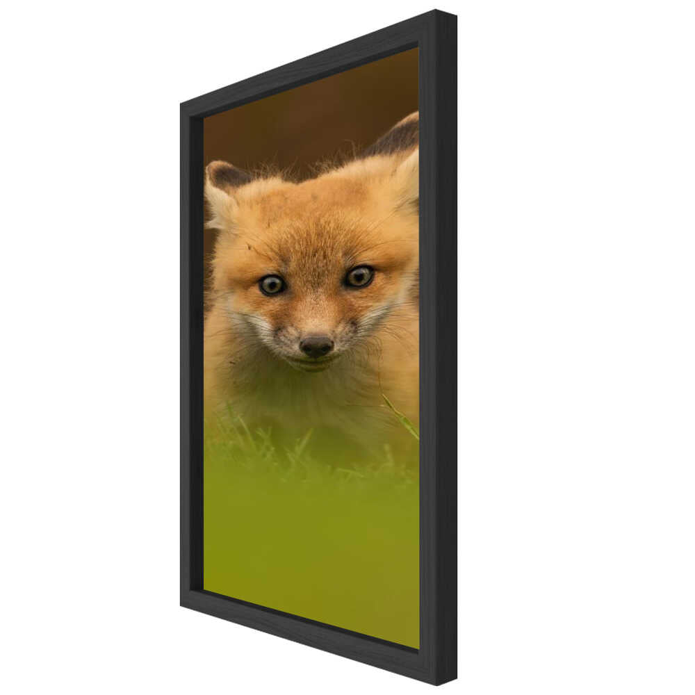 “Curious Forest Whisper” Animal Metal Wall Art