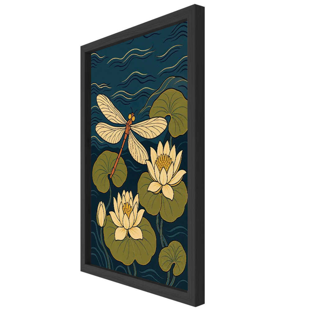 "Dragonfly Serenity: Abstract Metal Wall Art"