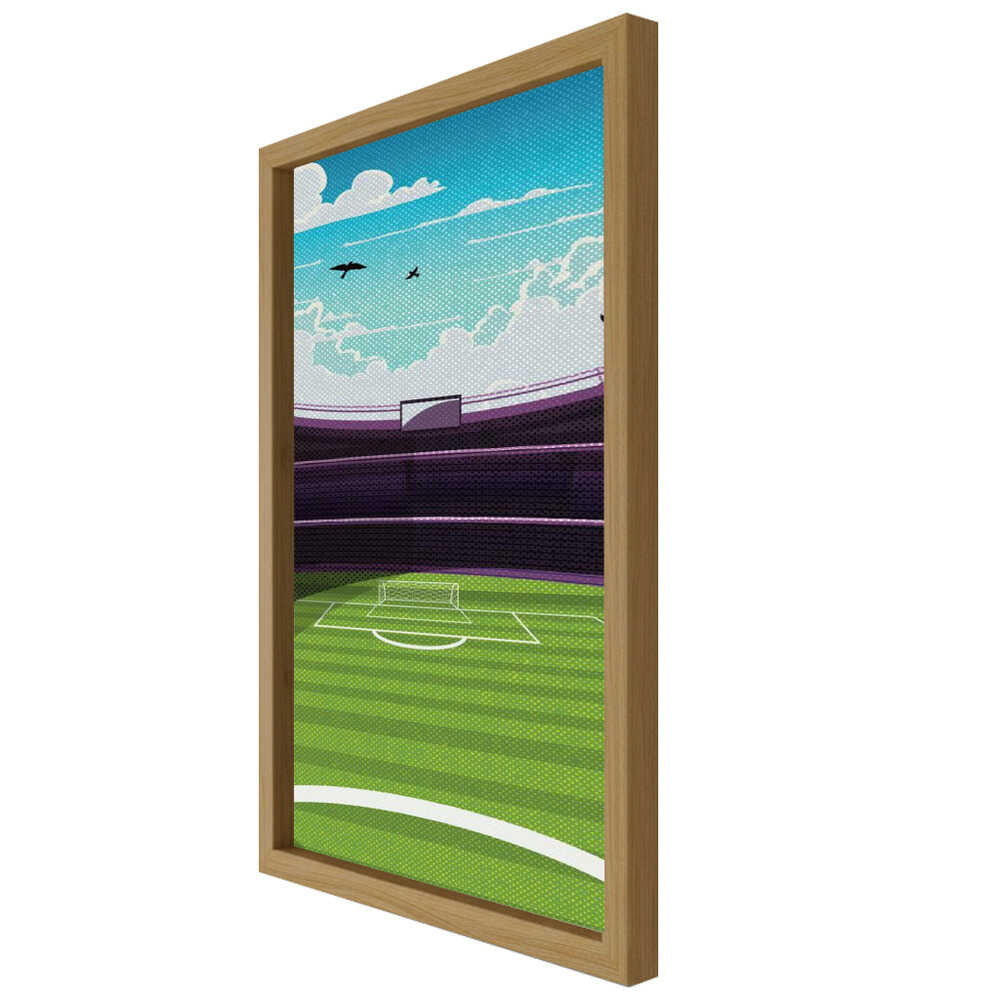 Stadium Dreams Football Metal Wall Art