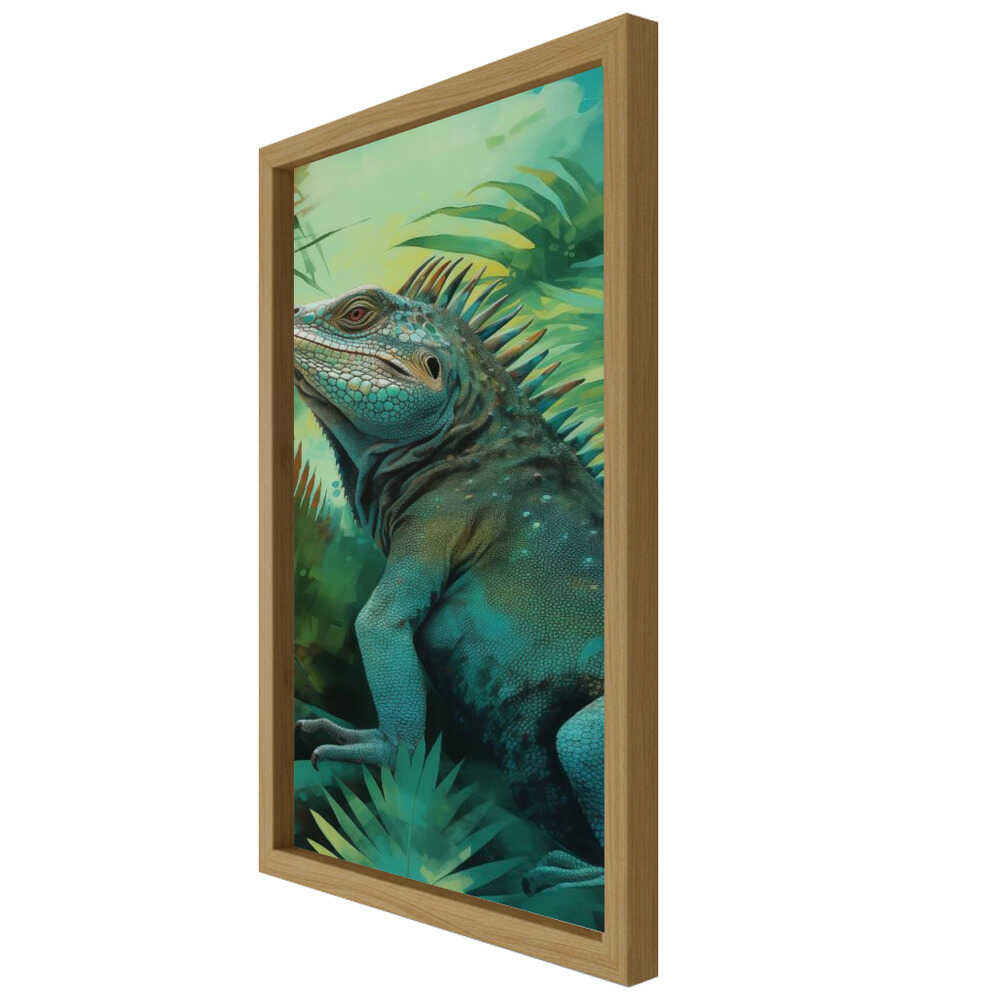 Emerald Stillness – Botanical Metal Wall Art