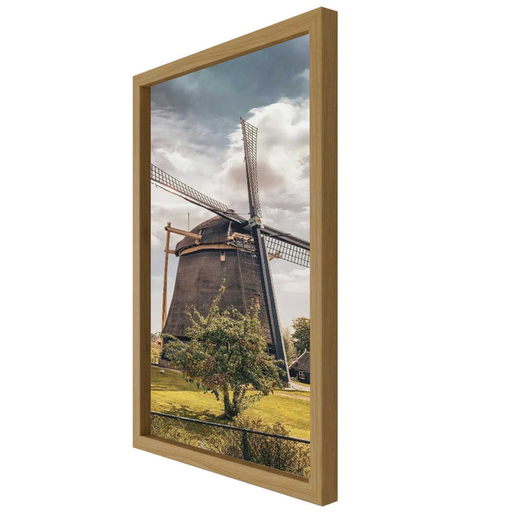 Windmill Serenity – Nature Metal  Wall Art