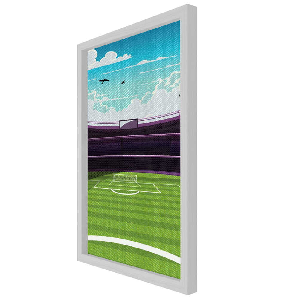 Stadium Dreams Football Metal Wall Art