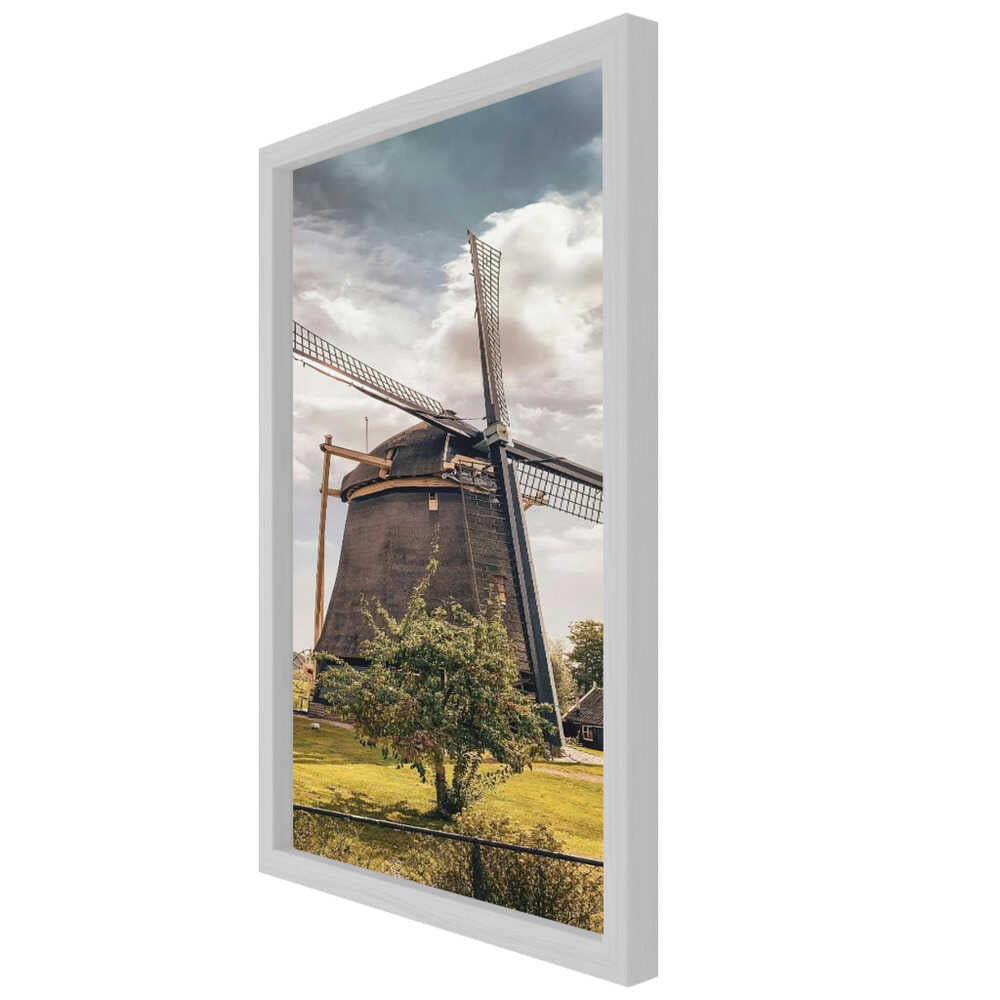 Windmill Serenity – Nature Metal  Wall Art