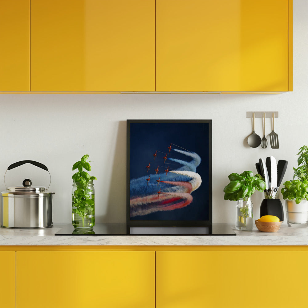 Aerobatic Performance Metal Wall Art