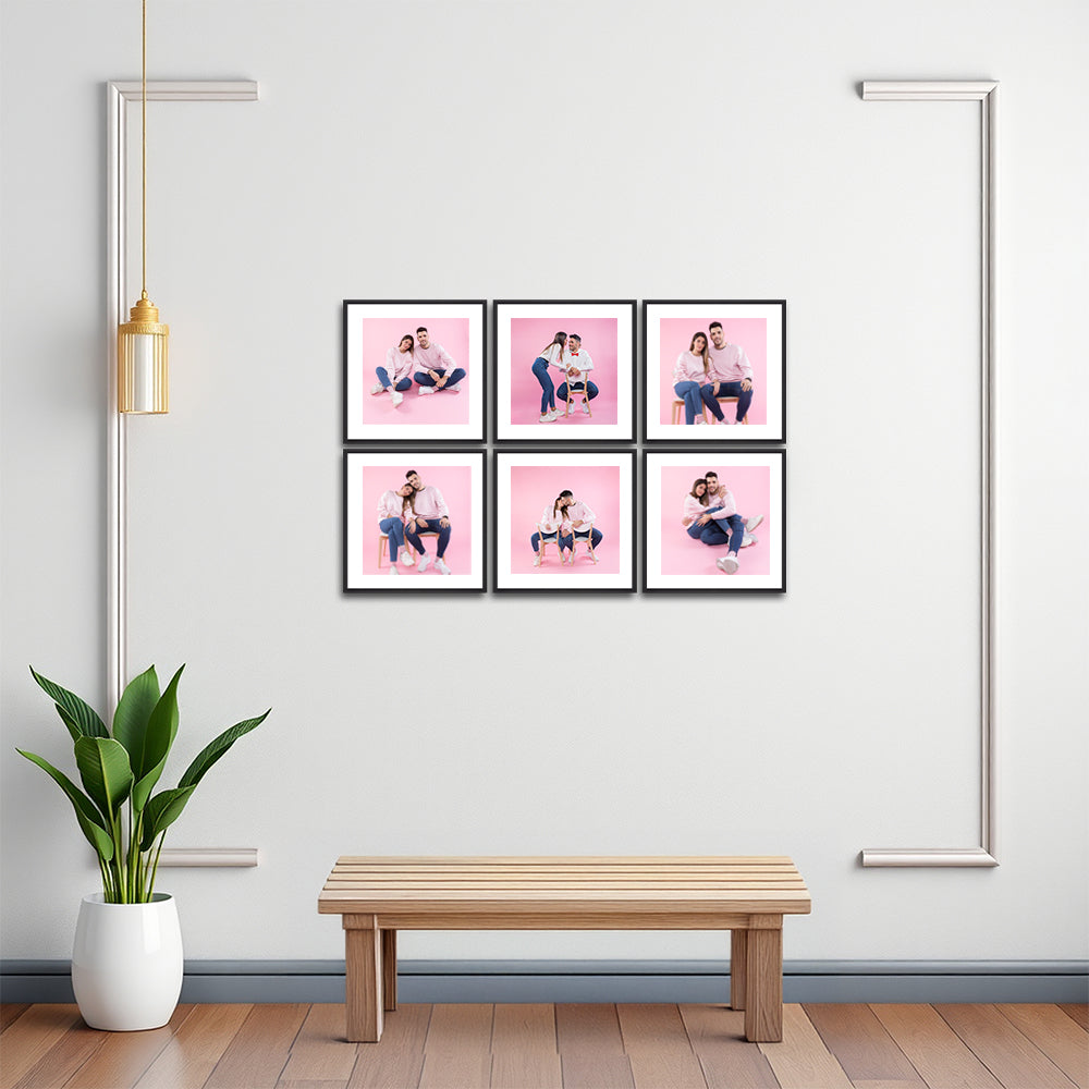 Square Set of 6 - 20x20 cm