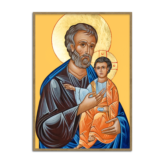 Saint Joseph 4 HD Metal Wall Art