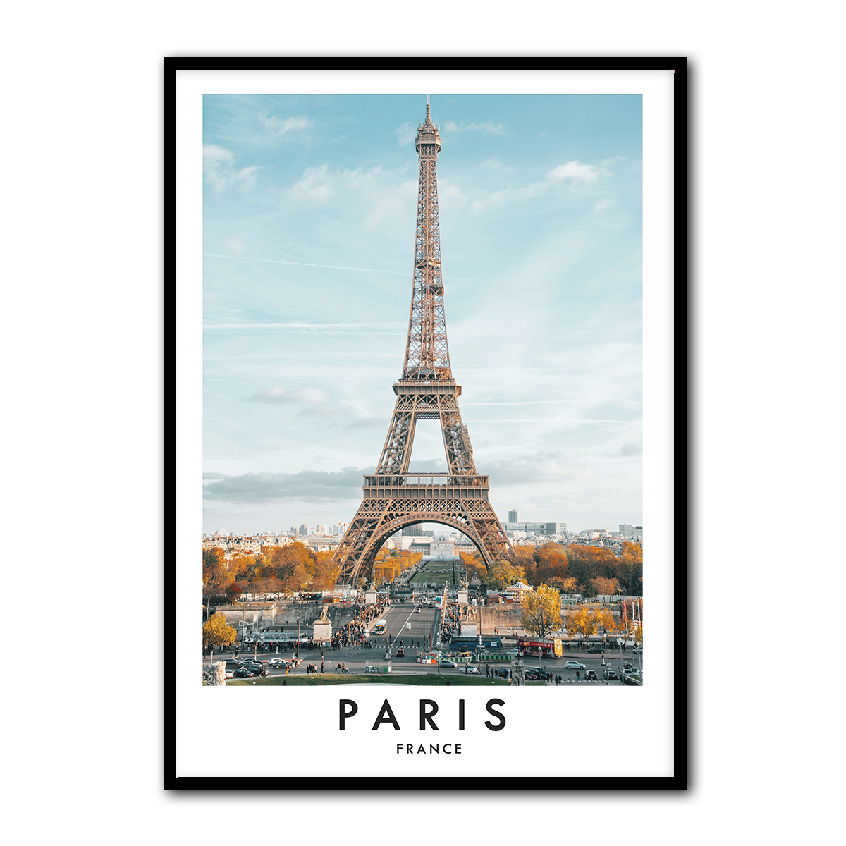 Paris Eiffel Tower Metal Wall Art