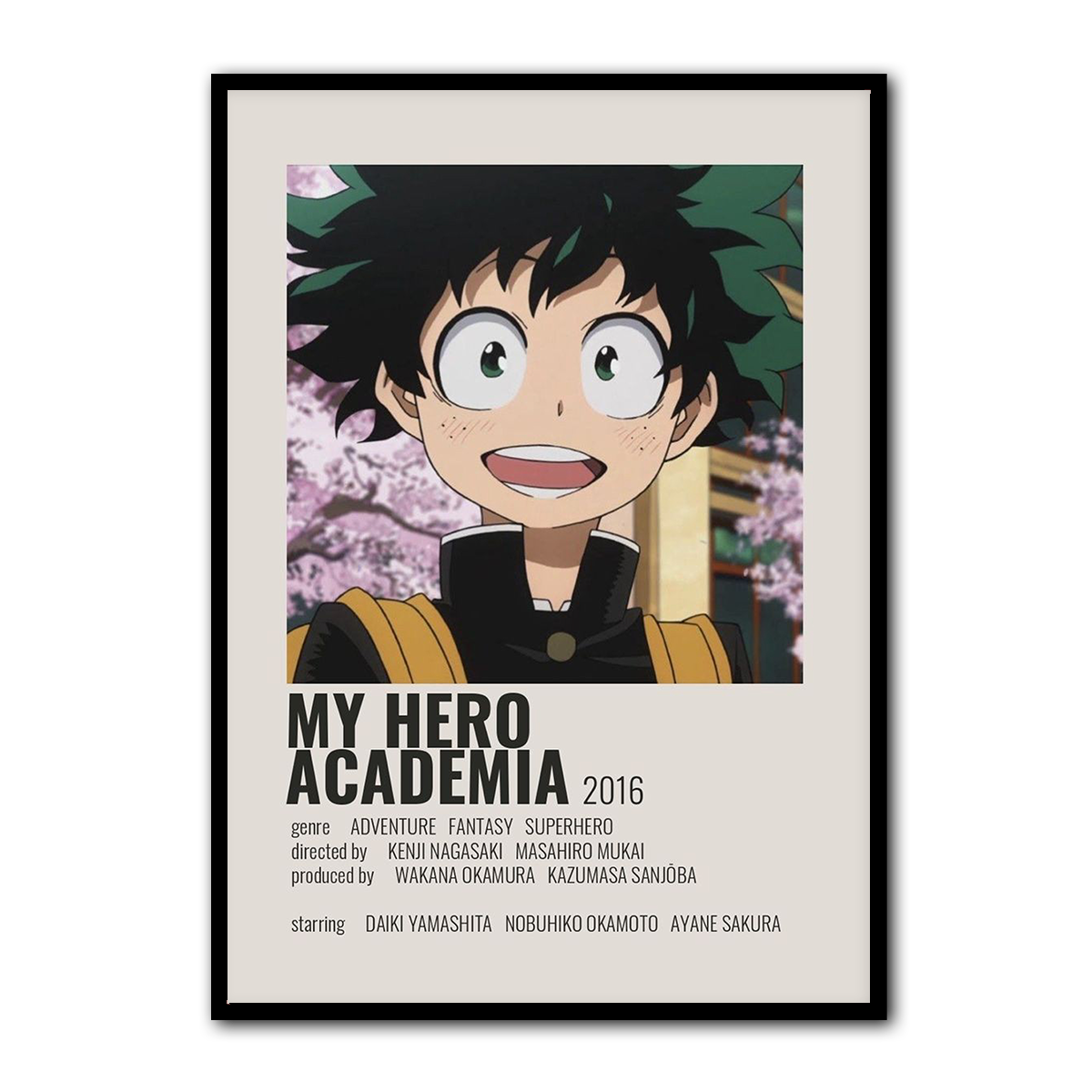 My Hero Academia Metal Wall Art
