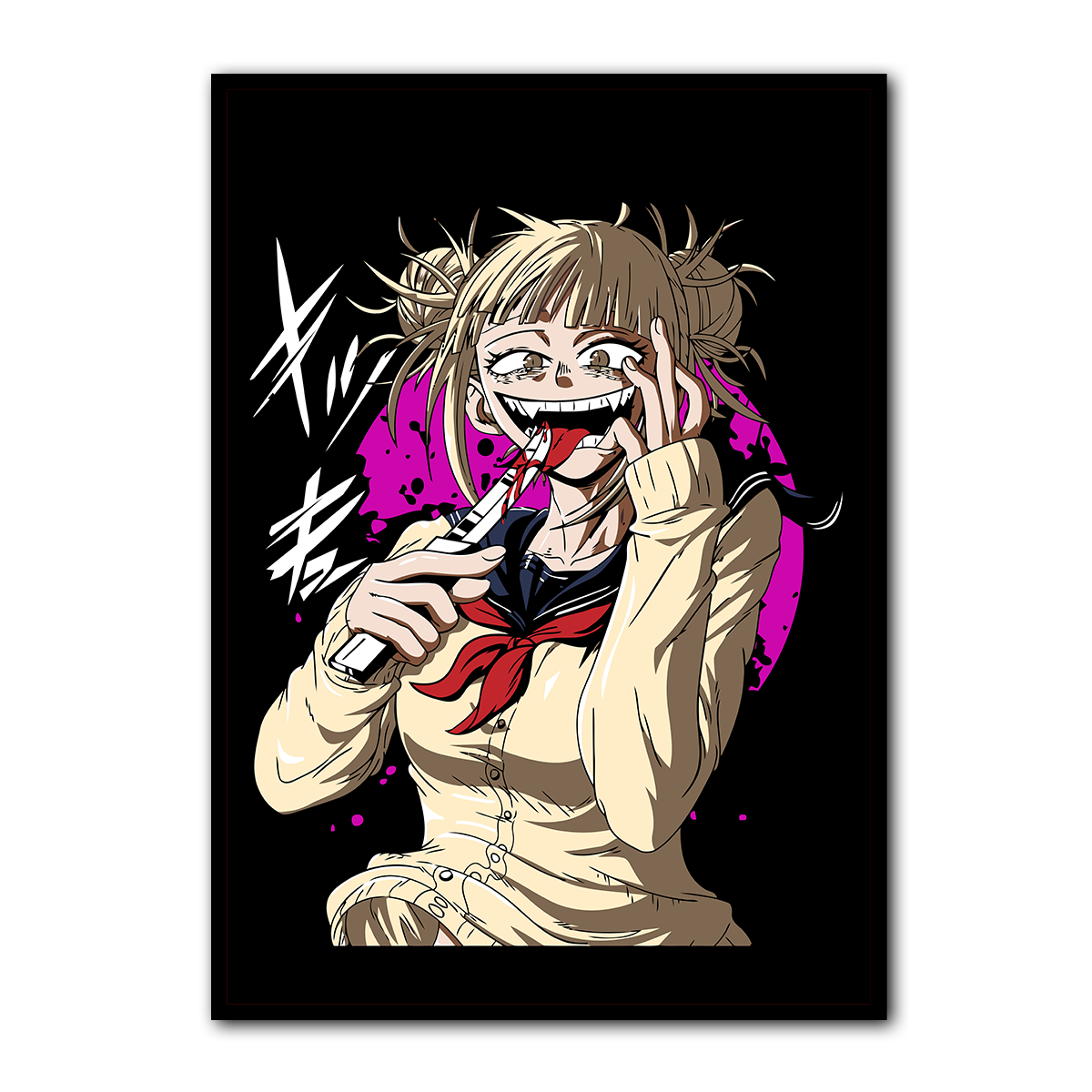 Himiko Toga Metal Wall Art
