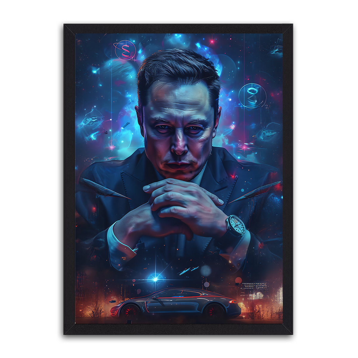 Elon Musk: HD Metal Wall Art