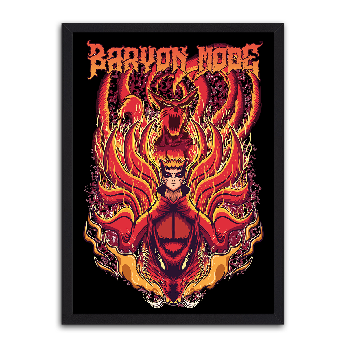 Fighting for Peace: Naruto Uzumaki – HD Metal Wall Art