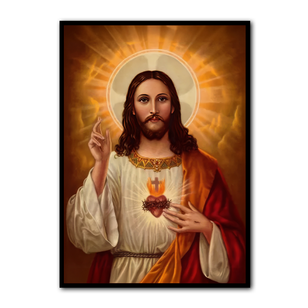 Eternal Grace: Sacred Heart Wall Art