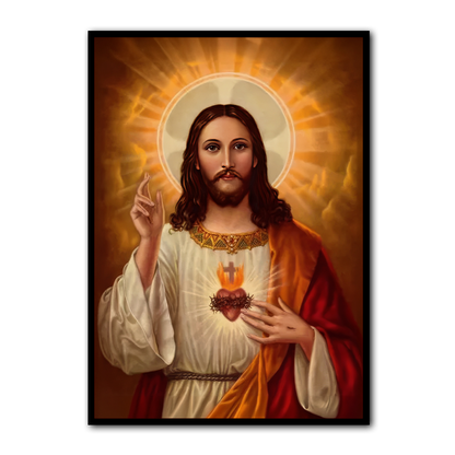 Eternal Grace: Sacred Heart Wall Art