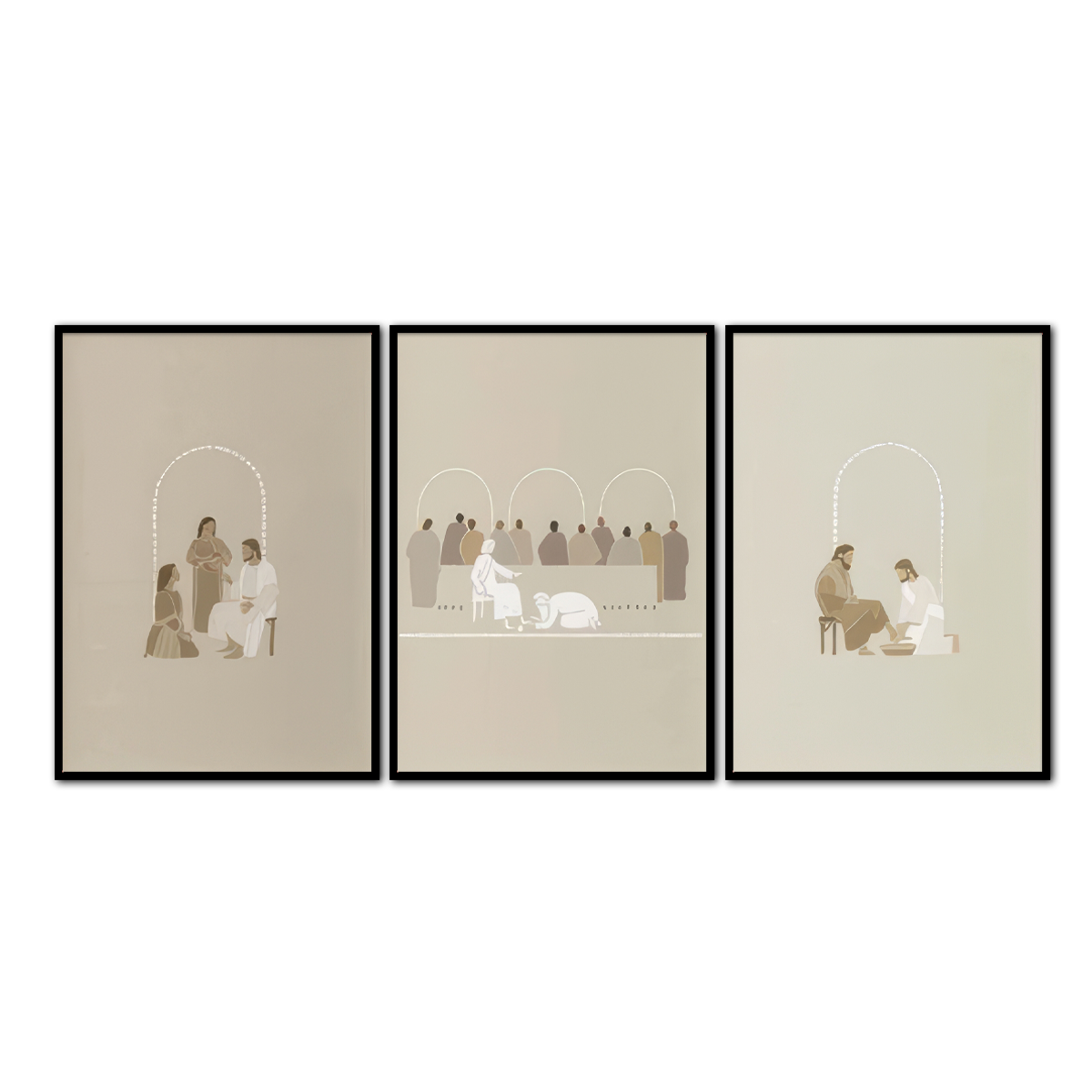 “Moments of Grace” – 3-Panel Christian Metal Wall Art