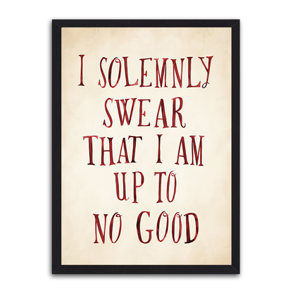 I solemnly HD Metal Wall Art