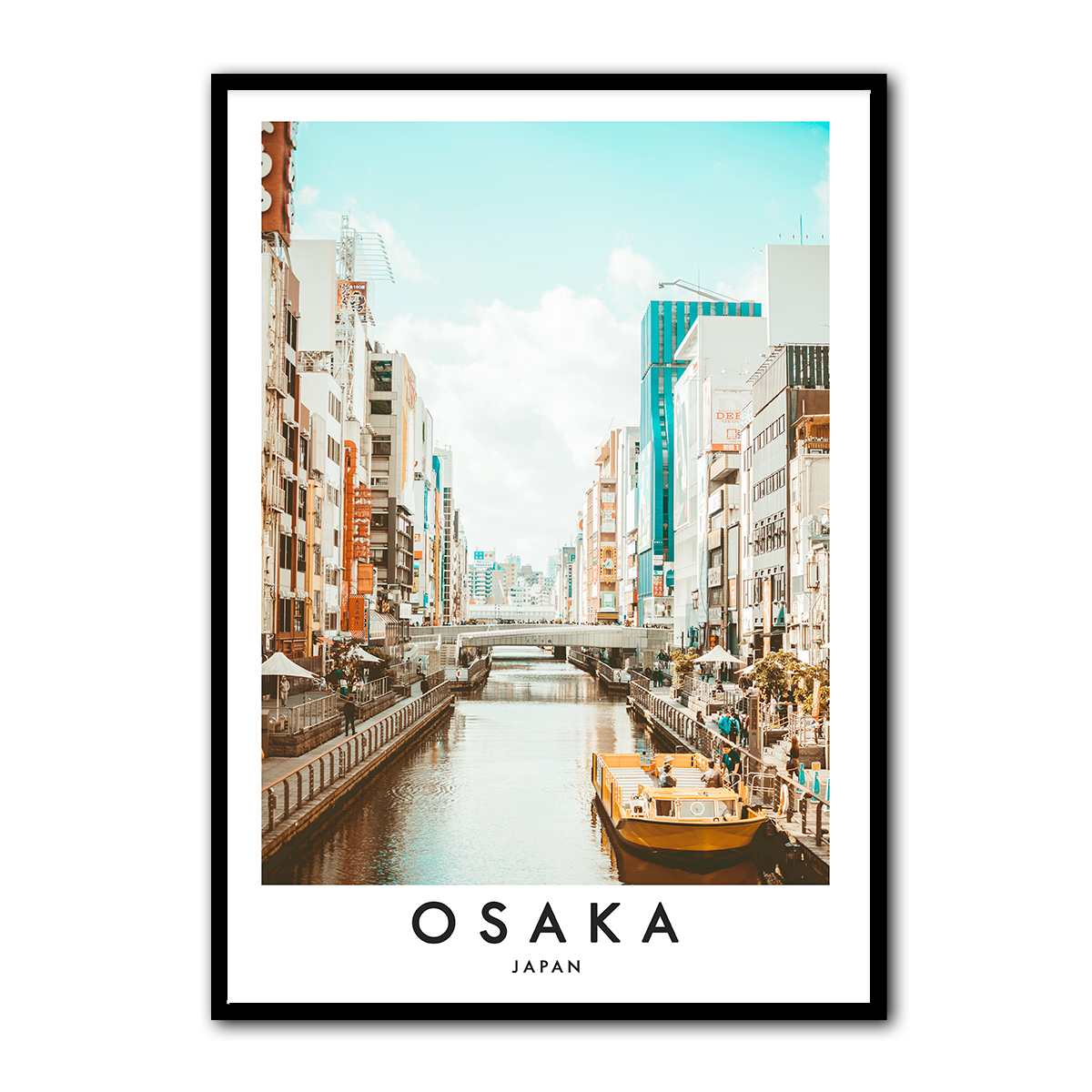 Osaka Japan Metal Wall Art