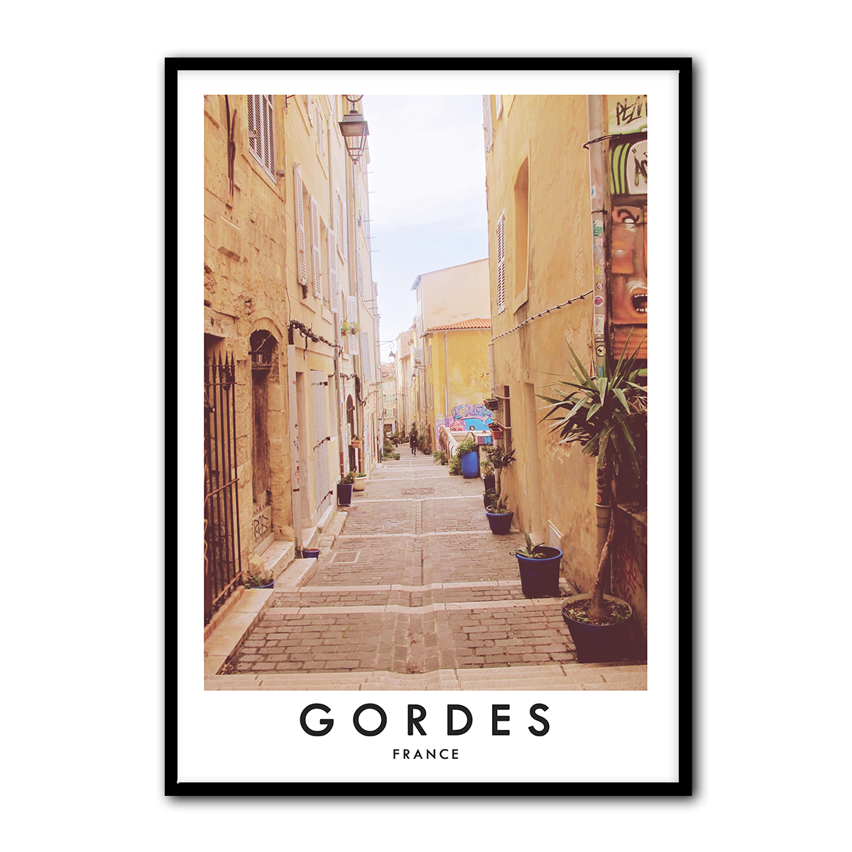 Gordes France Cityscape Metal Wall Art