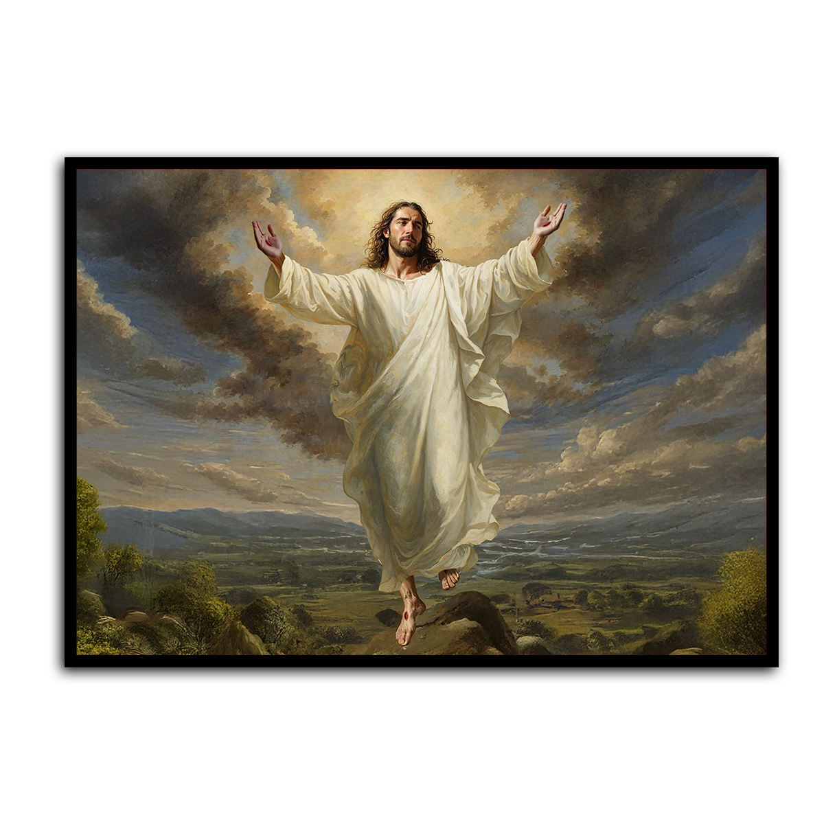 “The Ascension of Christ” – Christian  Metal Wall Art
