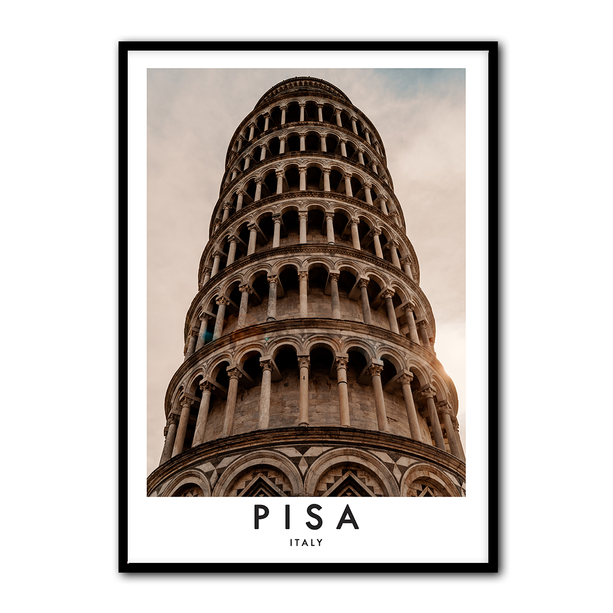Pisa Italy Metal  Wall  Art Print