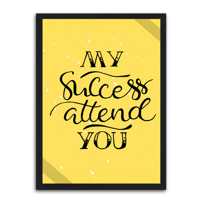 My Success HD Metal Wall Art