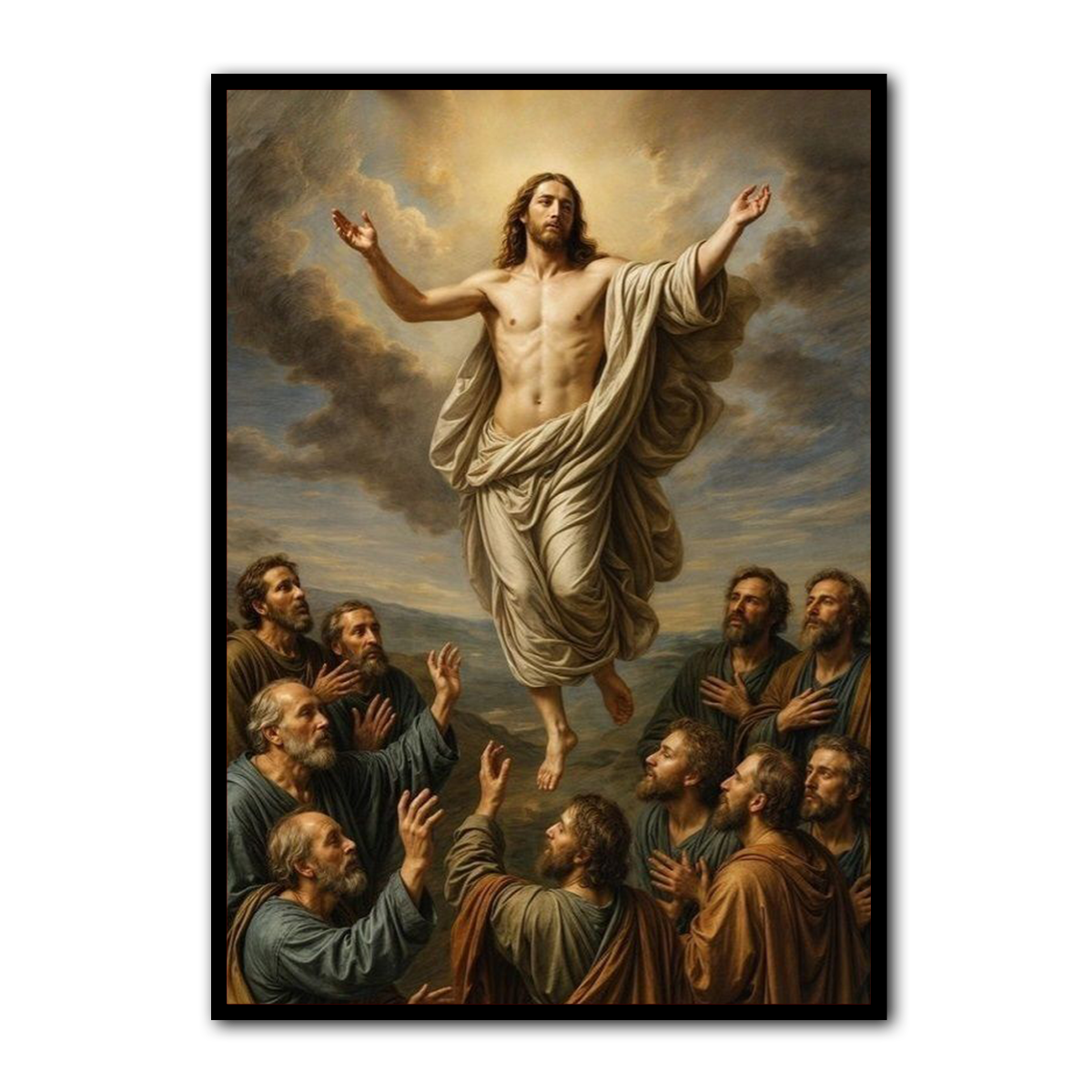 “Lifted in Majesty” – Christian Metal Wall Art