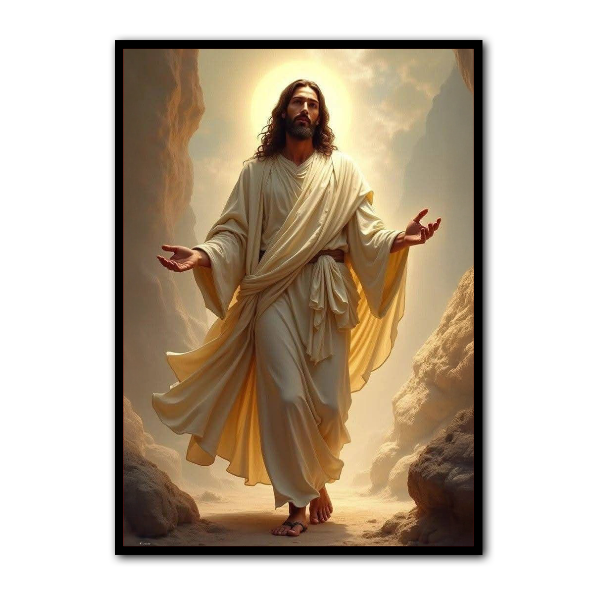“He Is Risen” – Resurrection of Christ Metal  Wall Art