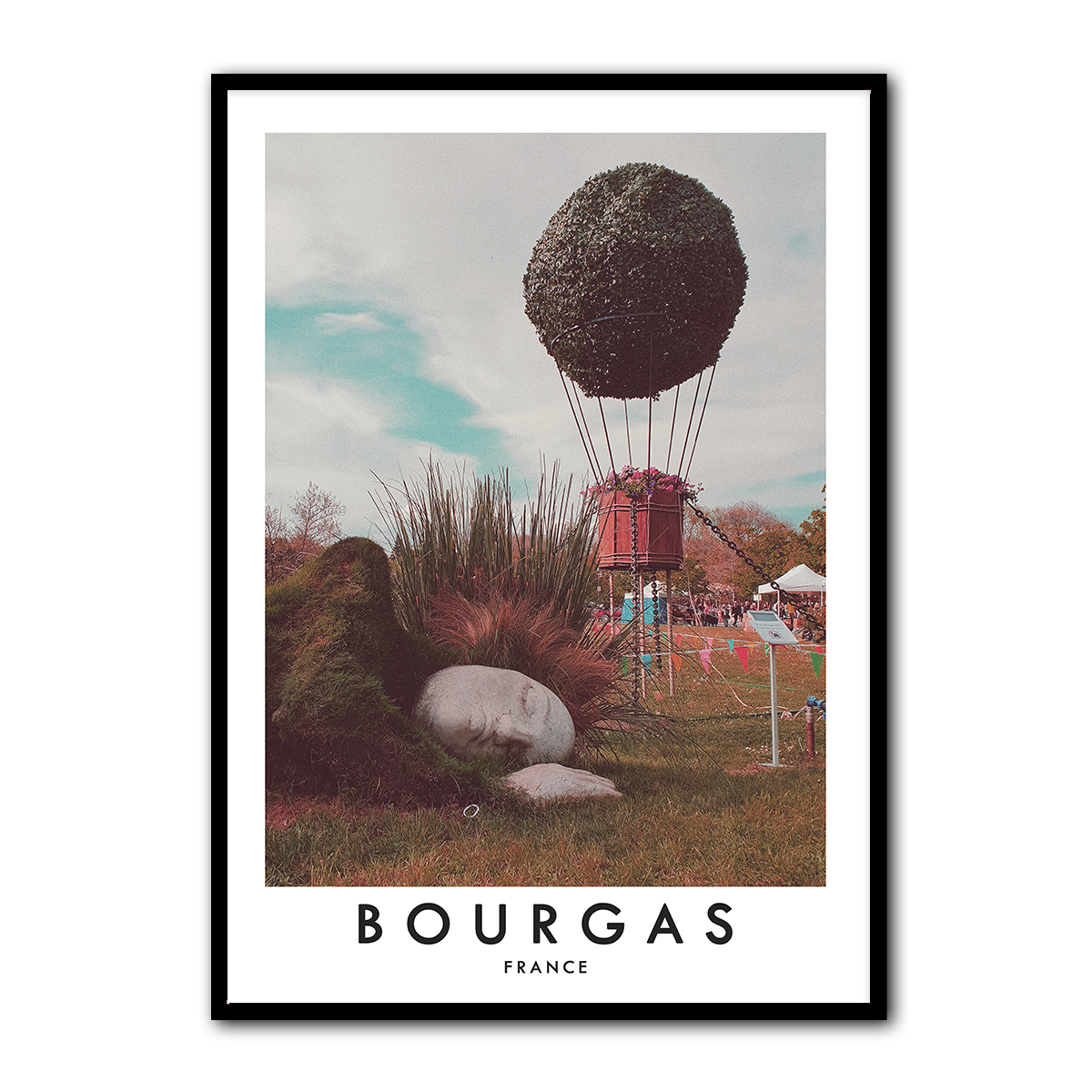 Bourgas France  Metal Wall Art