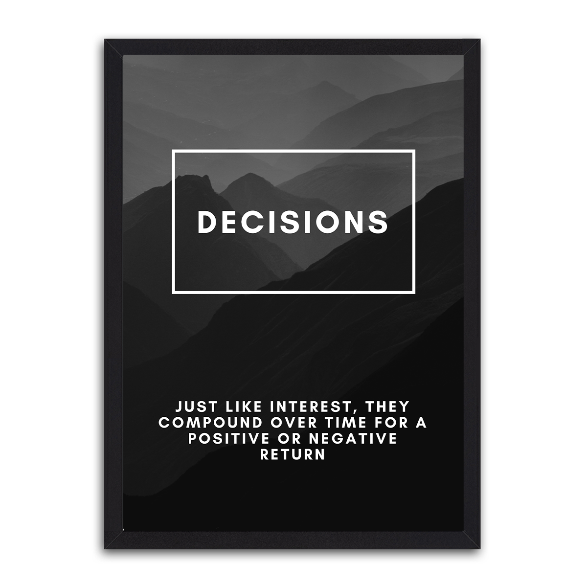 Decisions HD Metal Wall Art