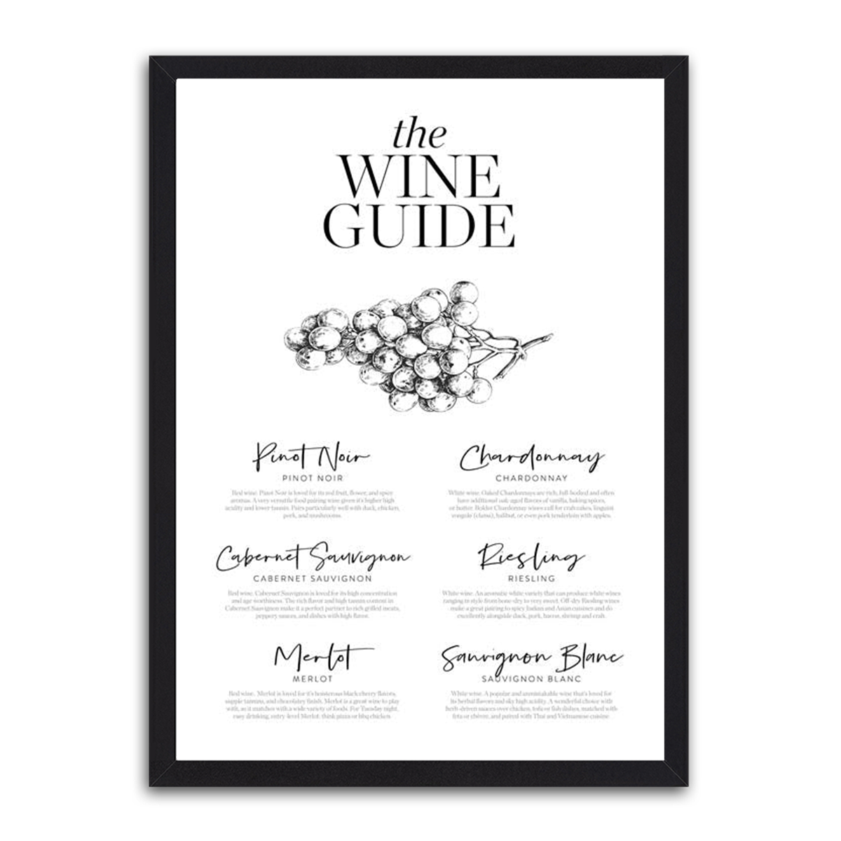 The Wine guide HD Metal Wall Art