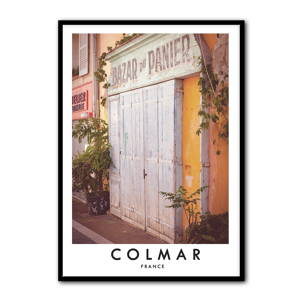 Colmar France Wall Art – Vintage French Street HD Metal Print