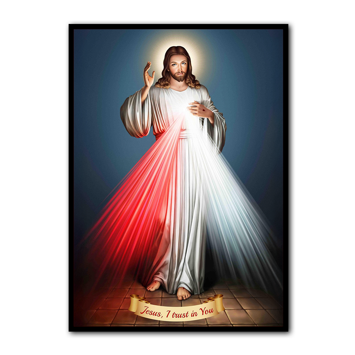 Divine Mercy of Jesus – HD Metal Wall Art