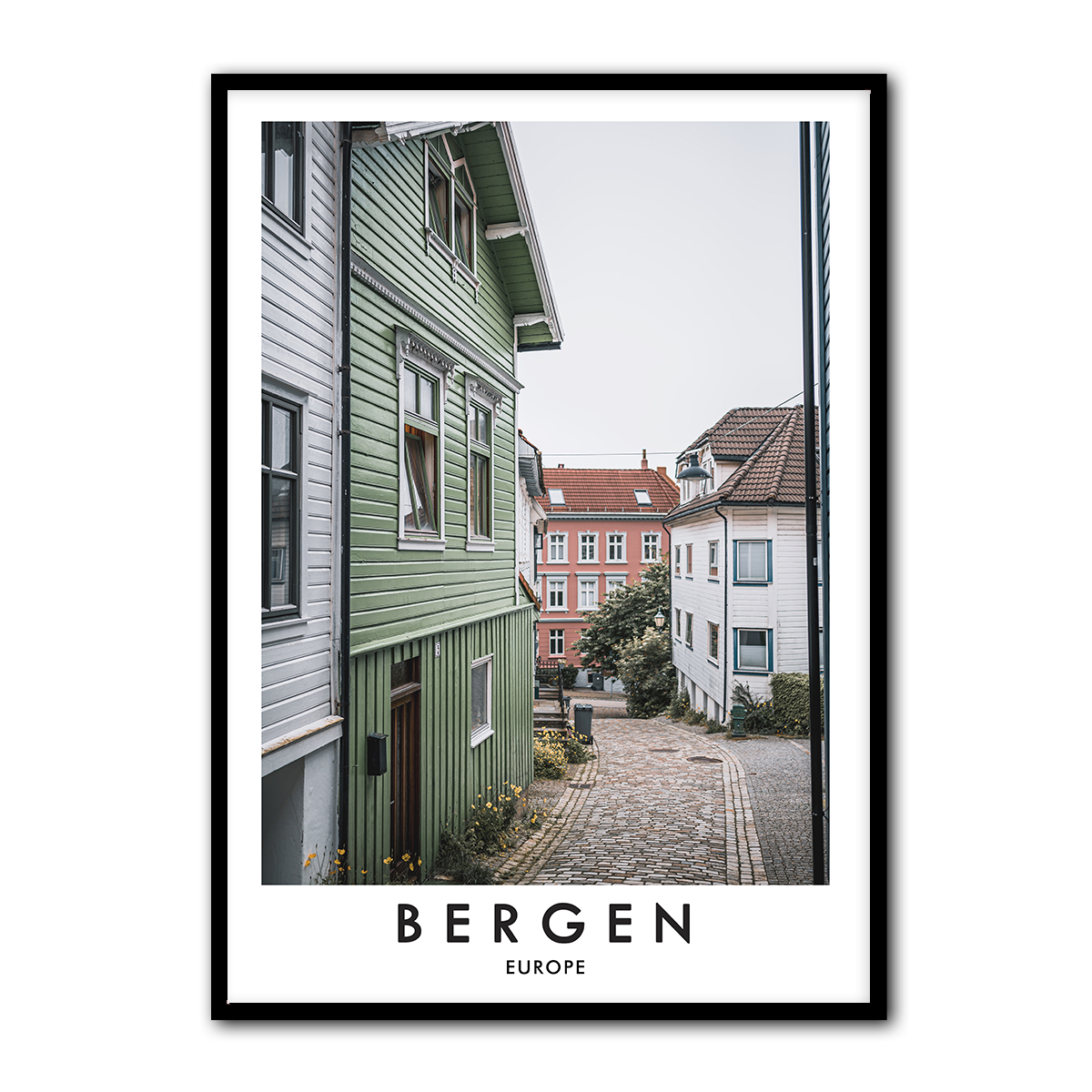 Bergen Europe Metal Wall Art