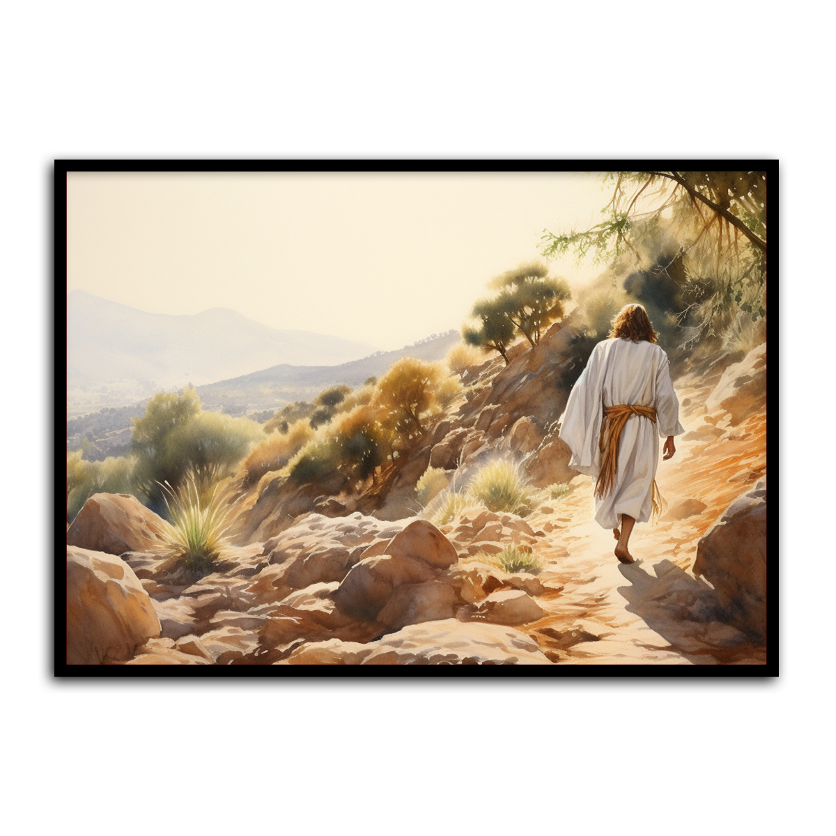 Walk with Faith – HD Metal Christian Wall Art