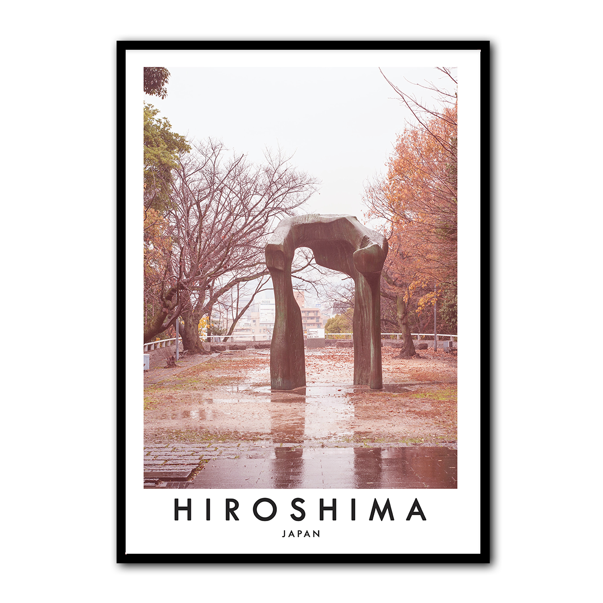 Hiroshima Japan  Metal Wall Art