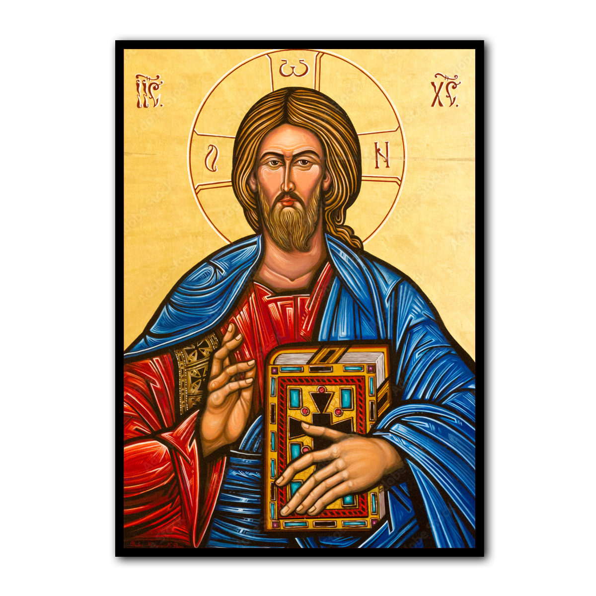 Jesus the Divine Word – Sacred Metal Wall Art
