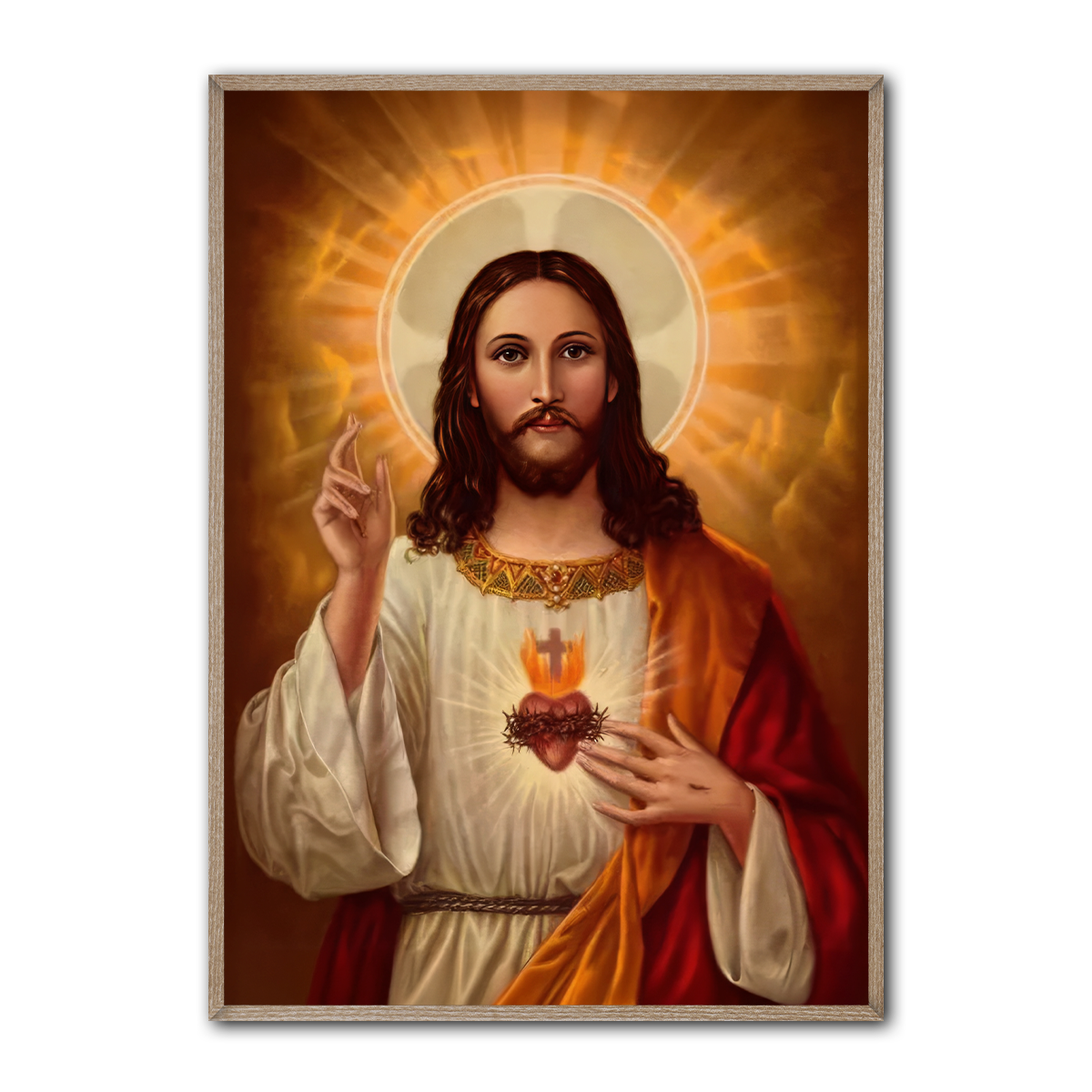 Eternal Grace: Sacred Heart Wall Art