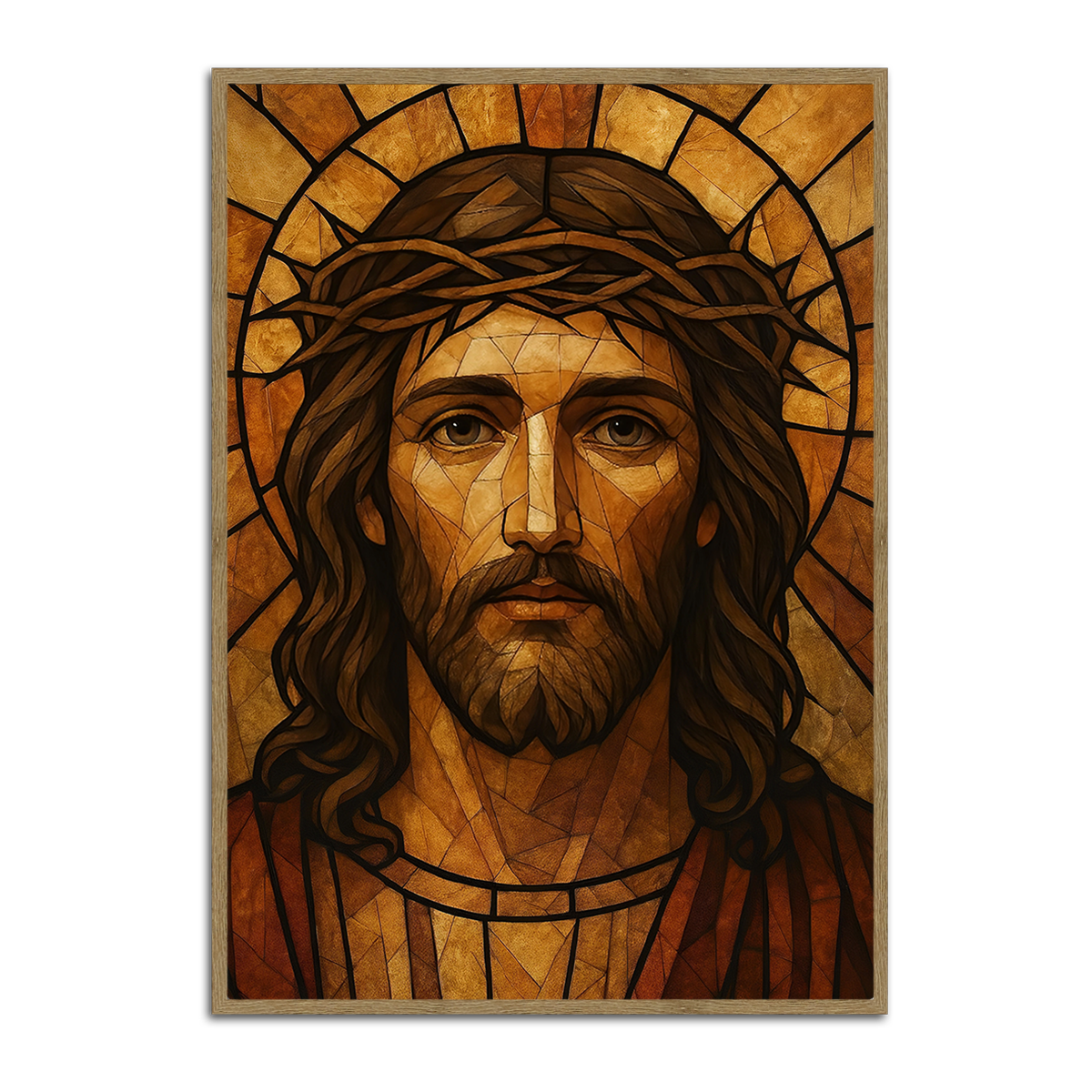 “Crown of Grace” – Jesus Christ Wall Art | HD Metal Print